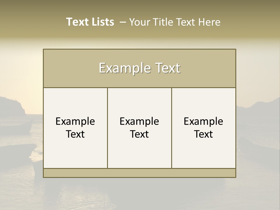 Caribbean Sea. Taganga Bay. Colombia. *** Local Caption *** Caribbean Sea. Taganga Bay. Colombia. PowerPoint Template