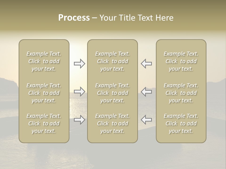 Caribbean Sea. Taganga Bay. Colombia. *** Local Caption *** Caribbean Sea. Taganga Bay. Colombia. PowerPoint Template