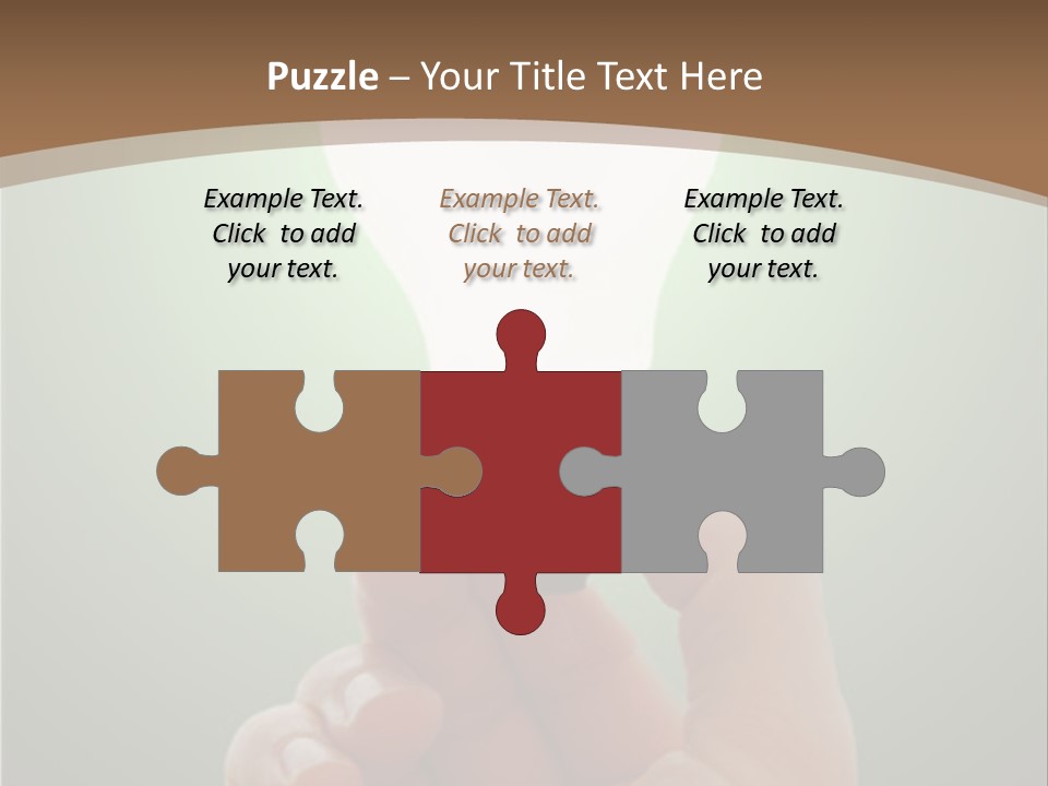 Glowing Lightbulb In Hand PowerPoint Template