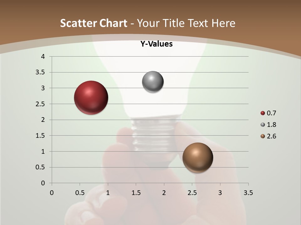 Glowing Lightbulb In Hand PowerPoint Template