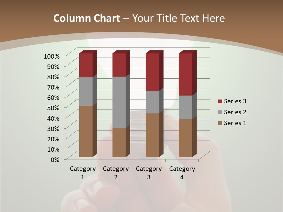 Glowing Lightbulb In Hand PowerPoint Template