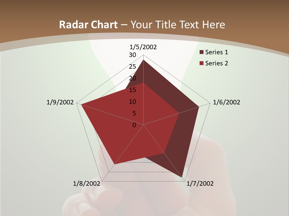 Glowing Lightbulb In Hand PowerPoint Template