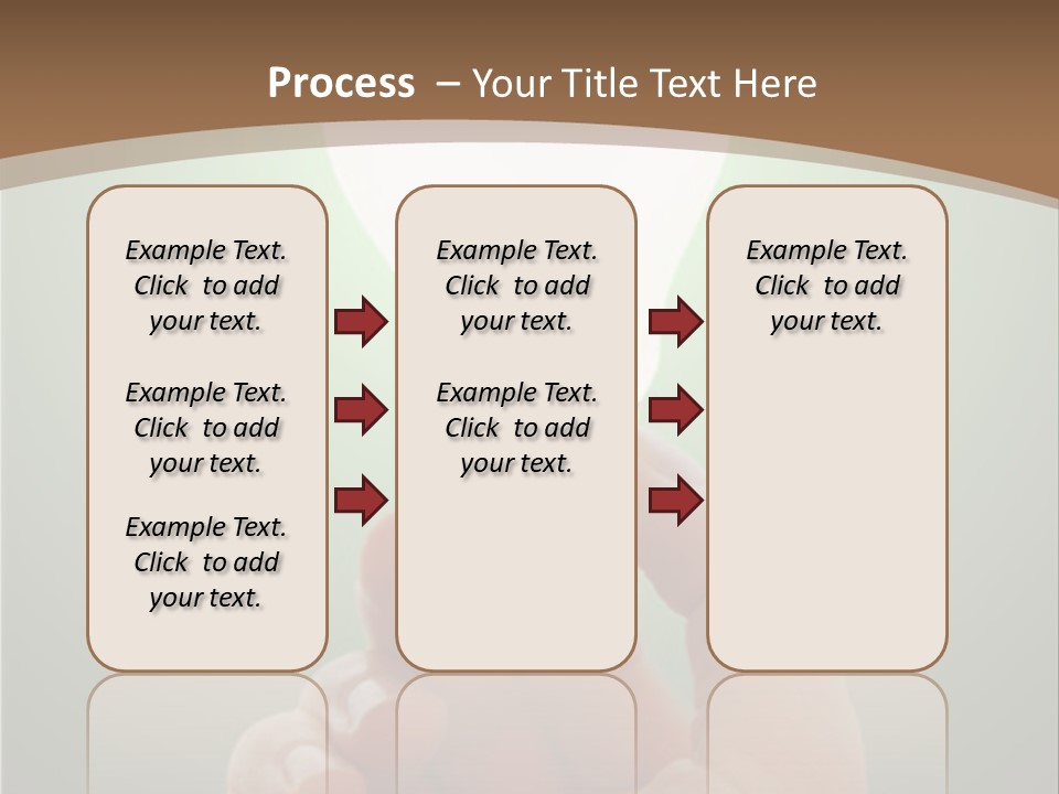 Glowing Lightbulb In Hand PowerPoint Template