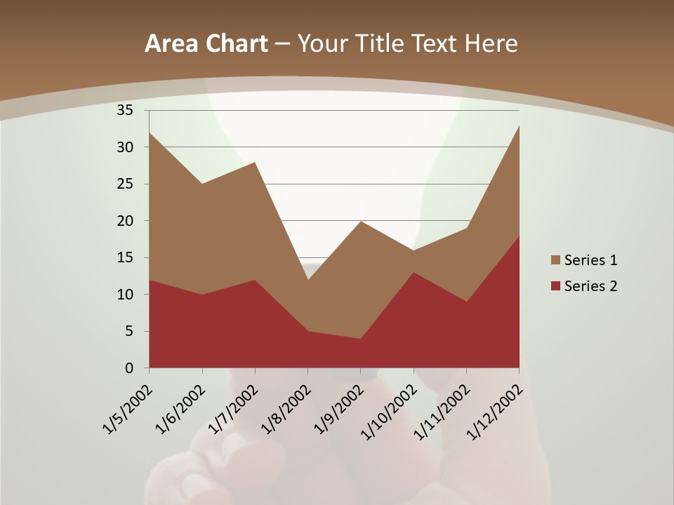 Glowing Lightbulb In Hand PowerPoint Template