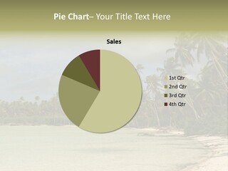 Tropical Island-Coral Lagoon PowerPoint Template