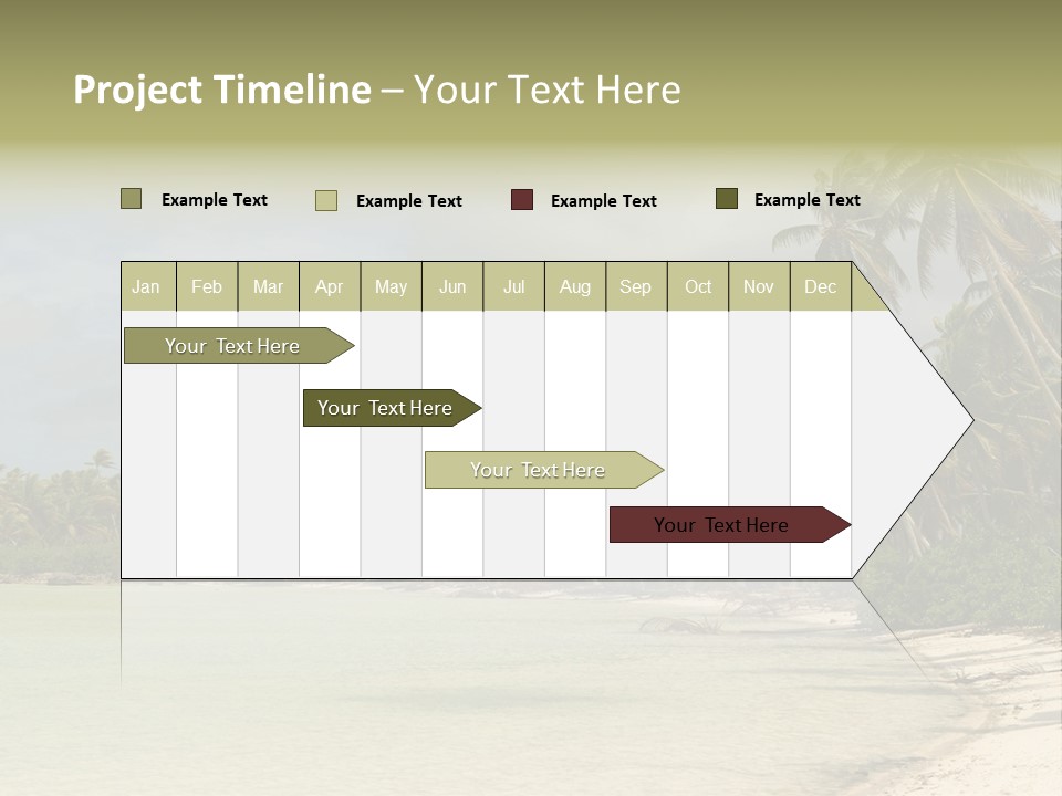 Tropical Island-Coral Lagoon PowerPoint Template