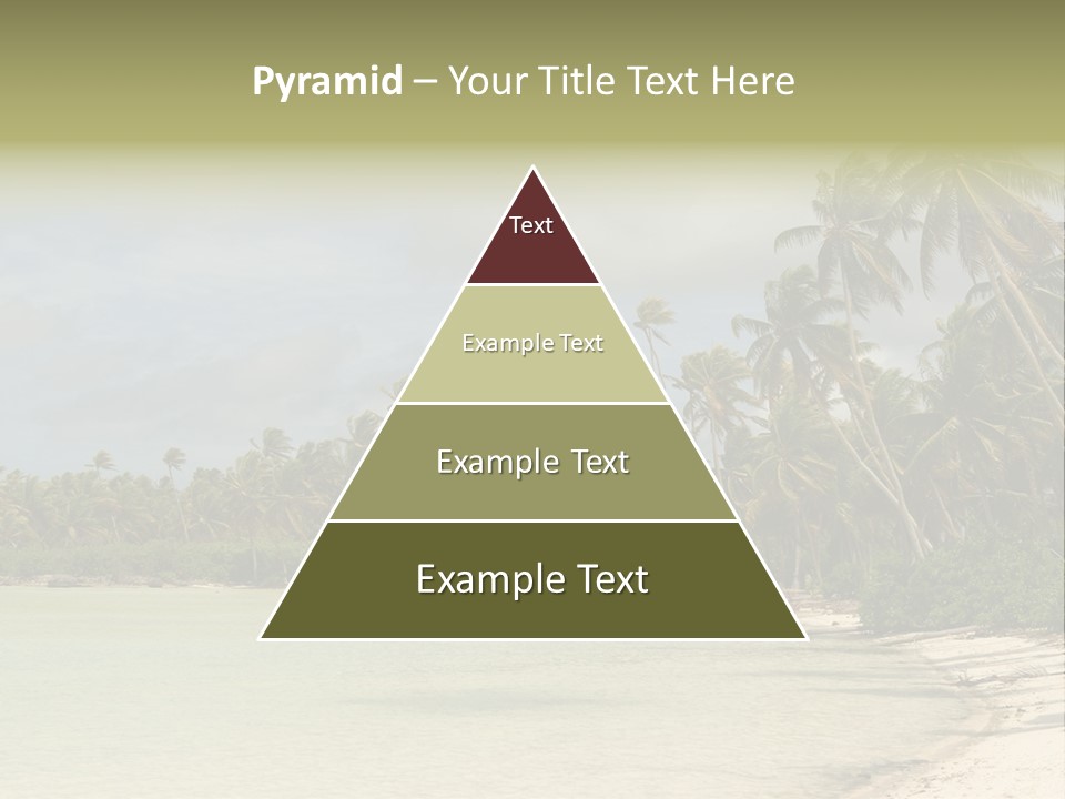 Tropical Island-Coral Lagoon PowerPoint Template