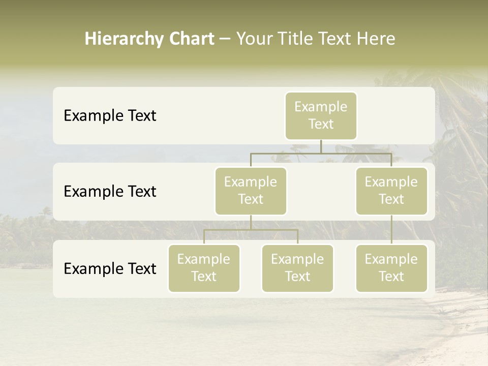 Tropical Island-Coral Lagoon PowerPoint Template