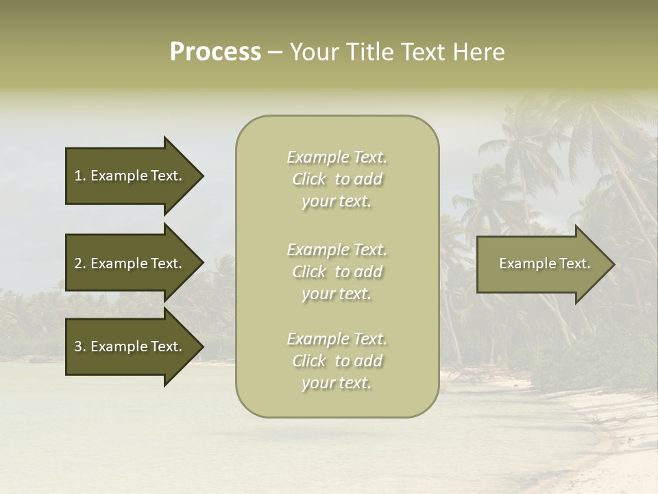 Tropical Island-Coral Lagoon PowerPoint Template