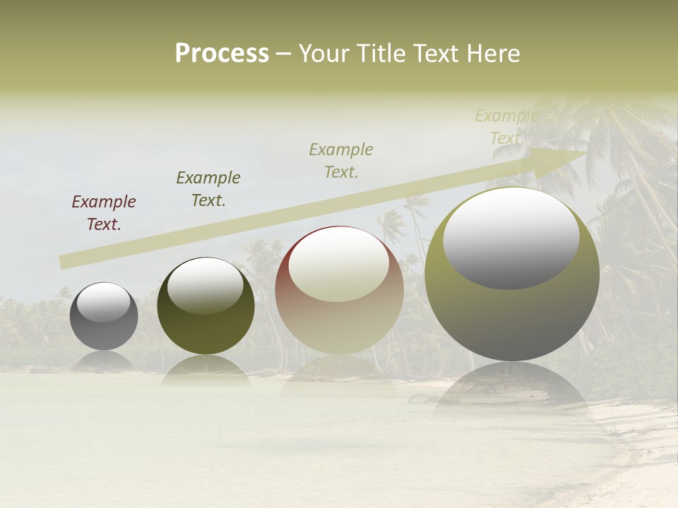 Tropical Island-Coral Lagoon PowerPoint Template