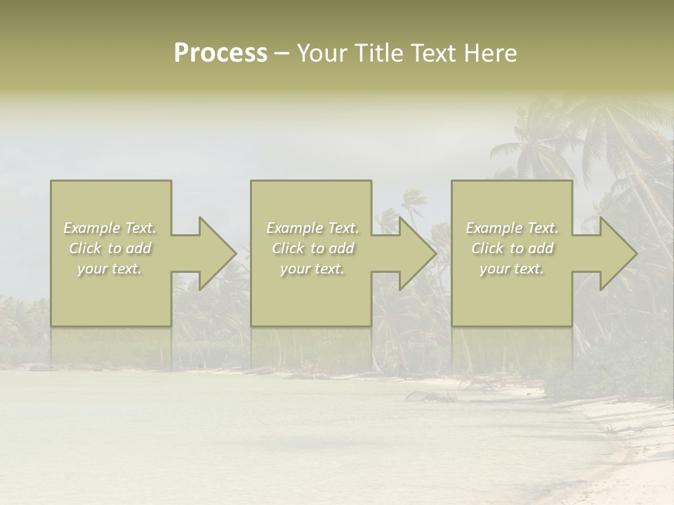 Tropical Island-Coral Lagoon PowerPoint Template