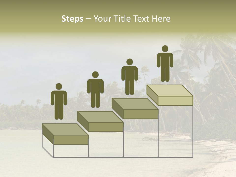 Tropical Island-Coral Lagoon PowerPoint Template