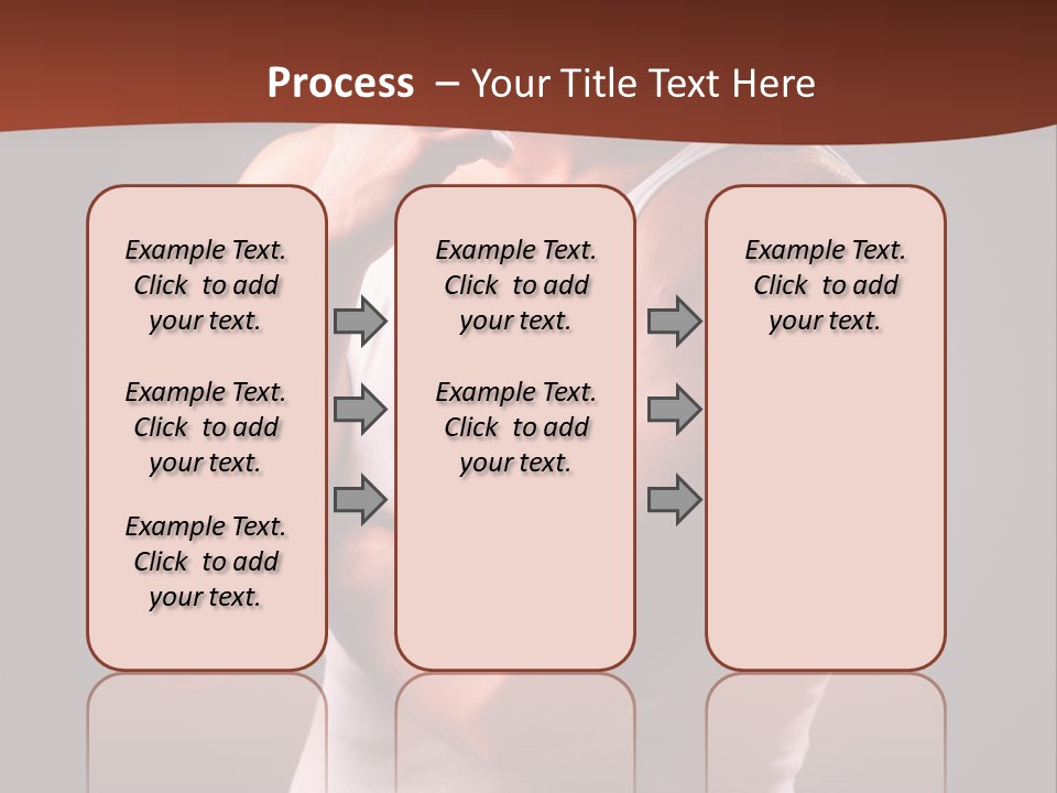 Handsome Male Against Black Background PowerPoint Template