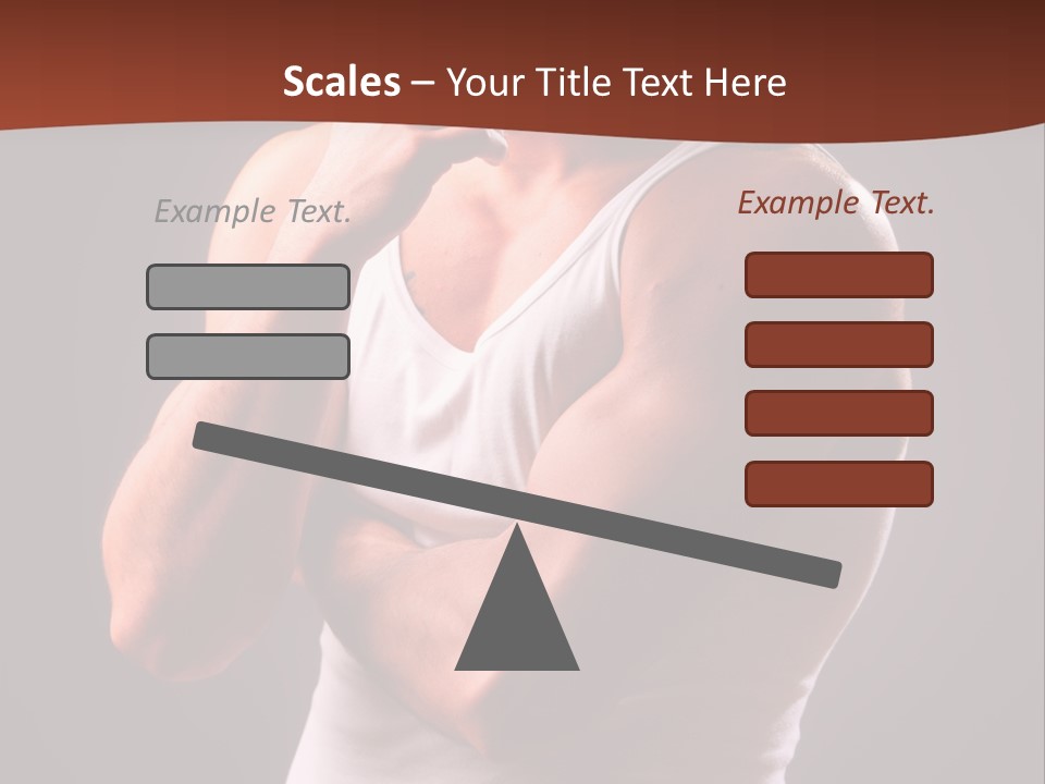 Handsome Male Against Black Background PowerPoint Template