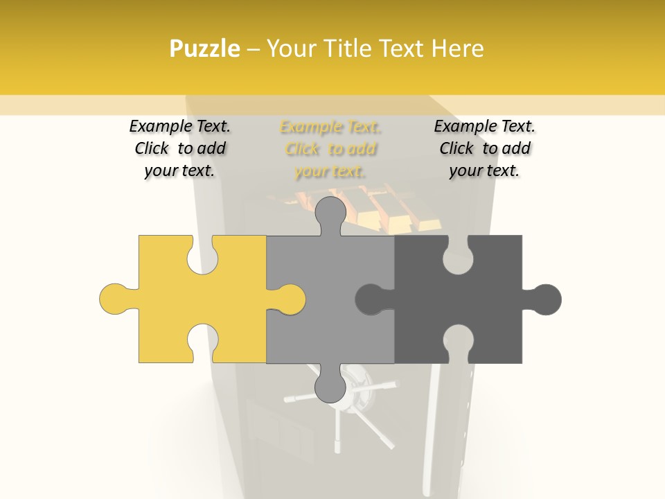 Gold Deposit PowerPoint Template