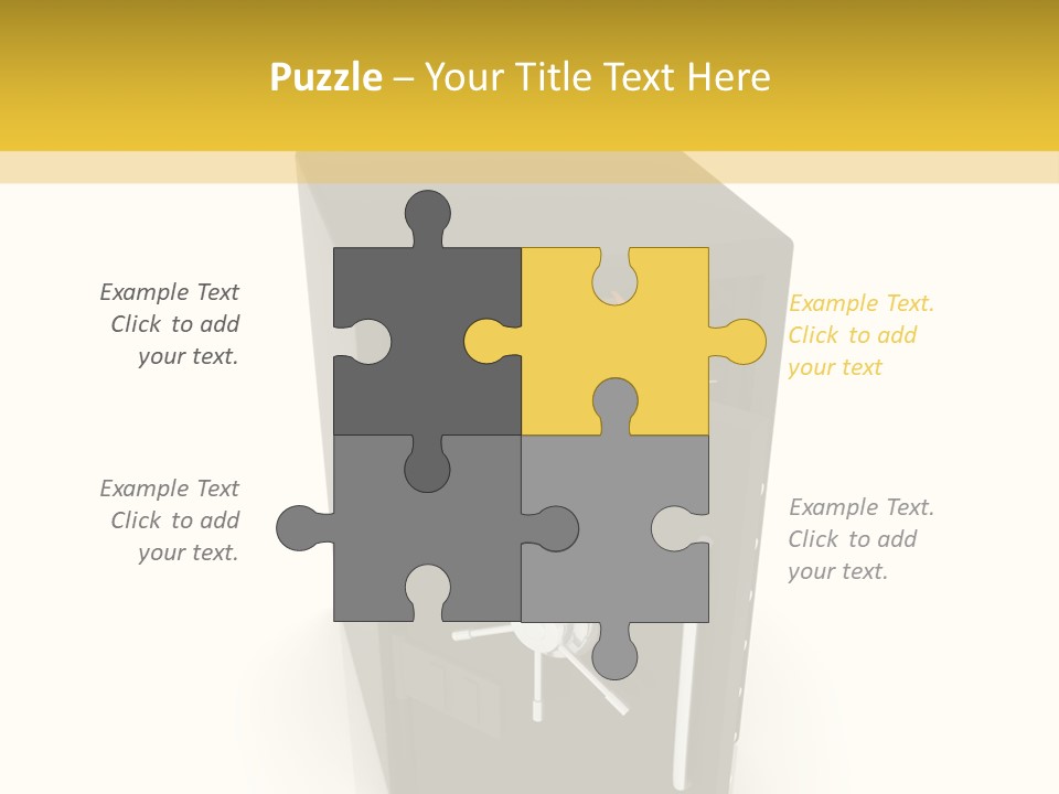 Gold Deposit PowerPoint Template