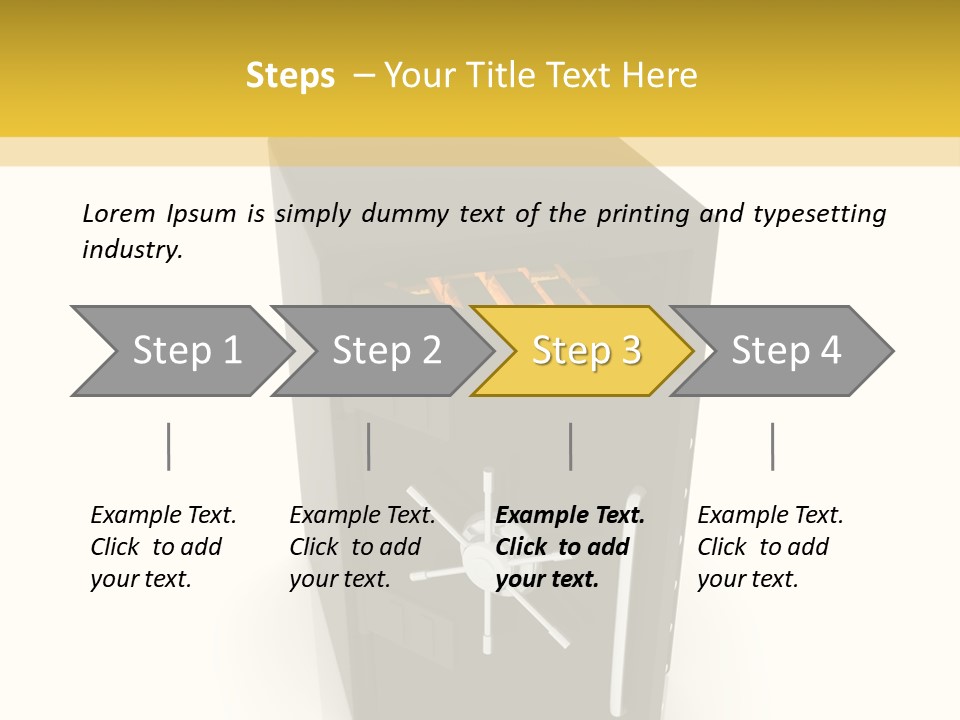 Gold Deposit PowerPoint Template