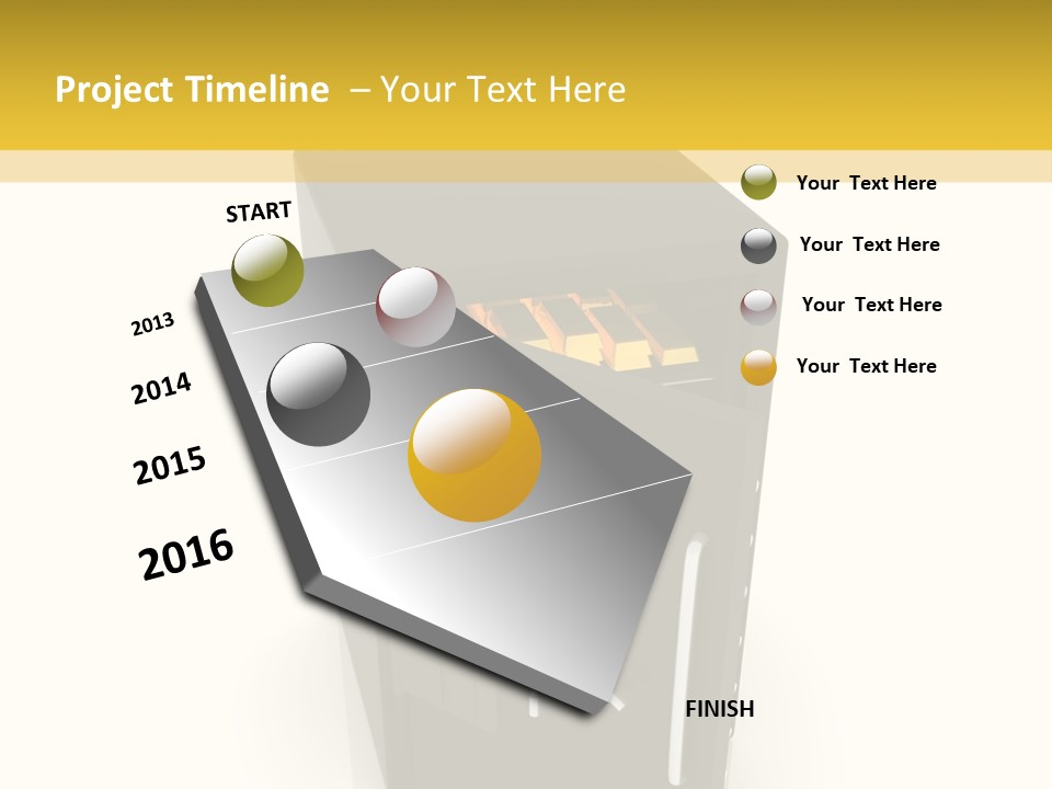 Gold Deposit PowerPoint Template