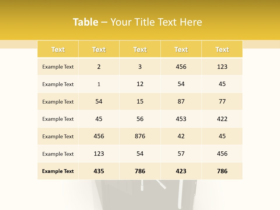 Gold Deposit PowerPoint Template
