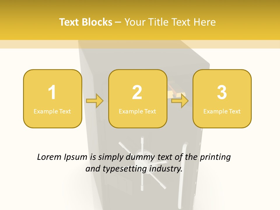 Gold Deposit PowerPoint Template