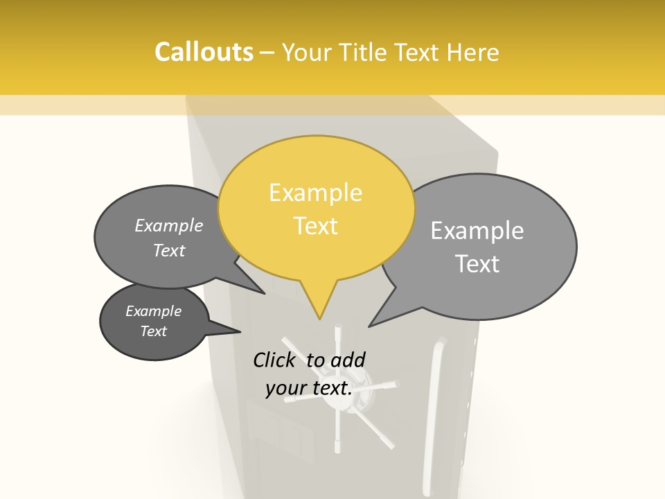 Gold Deposit PowerPoint Template