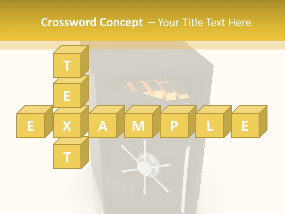 Gold Deposit PowerPoint Template