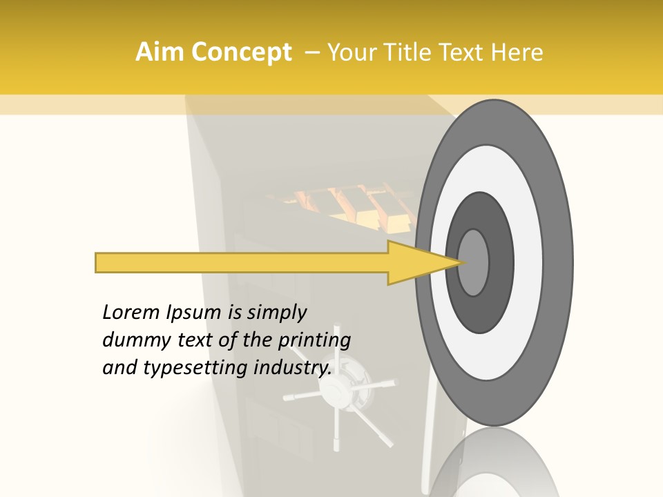 Gold Deposit PowerPoint Template