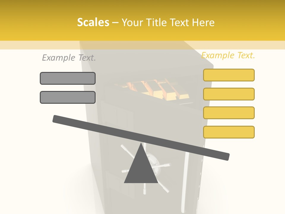 Gold Deposit PowerPoint Template