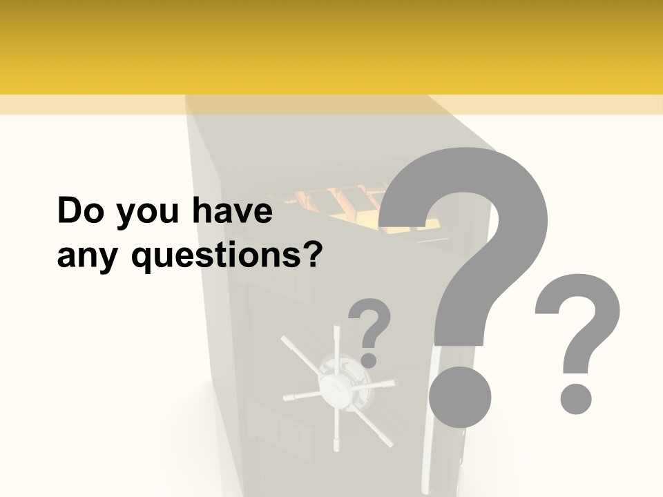 Gold Deposit PowerPoint Template