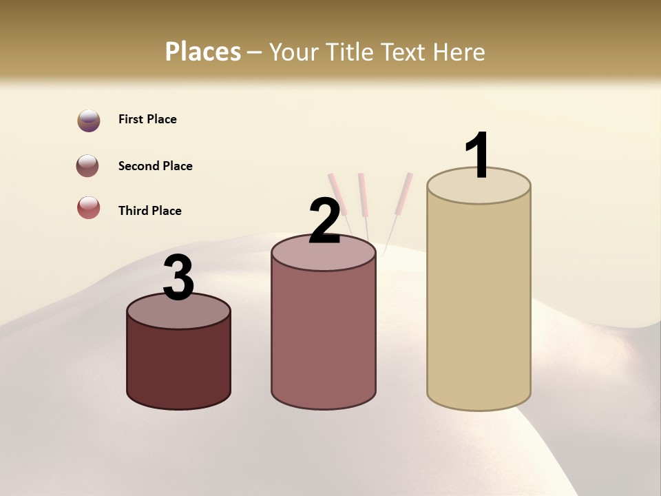 Woman Receiving Acupuncture PowerPoint Template