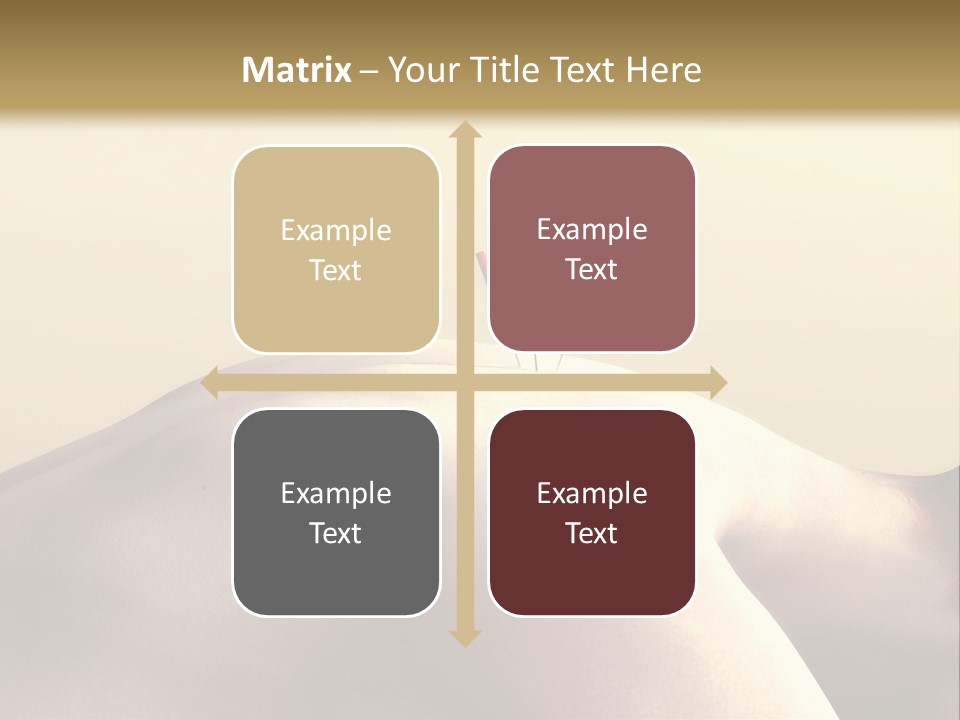 Woman Receiving Acupuncture PowerPoint Template