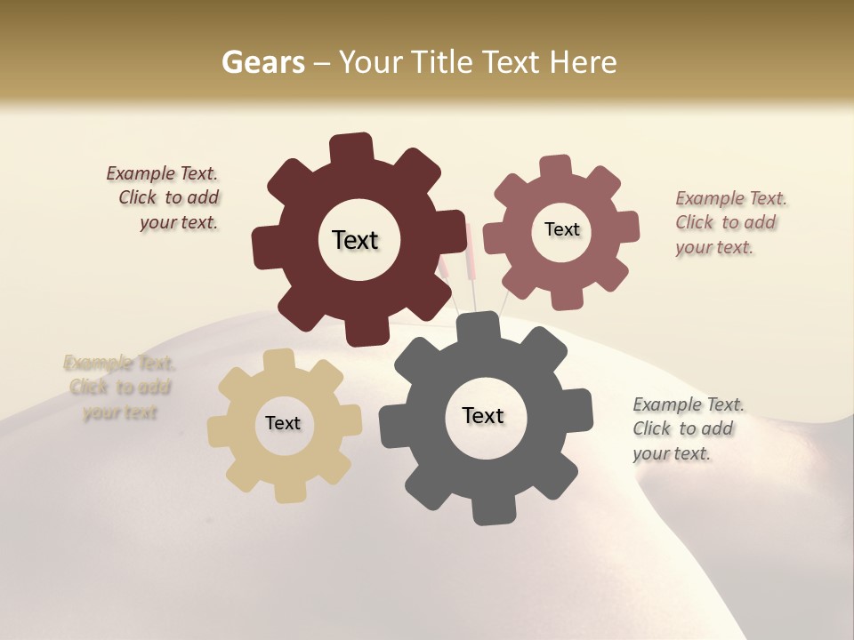 Woman Receiving Acupuncture PowerPoint Template