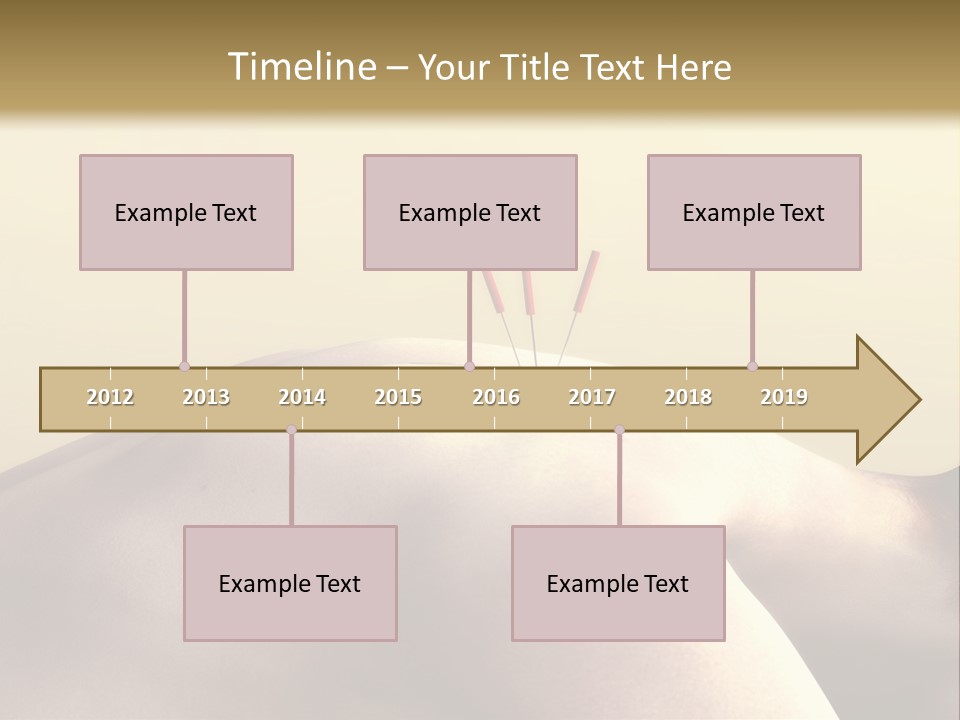Woman Receiving Acupuncture PowerPoint Template
