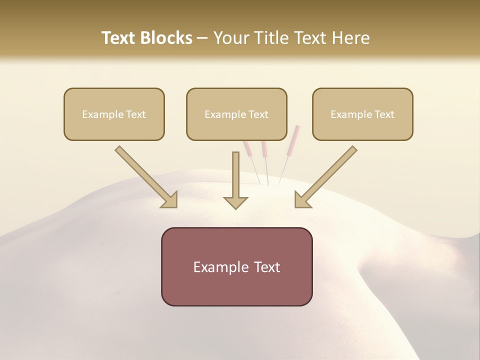 Woman Receiving Acupuncture PowerPoint Template