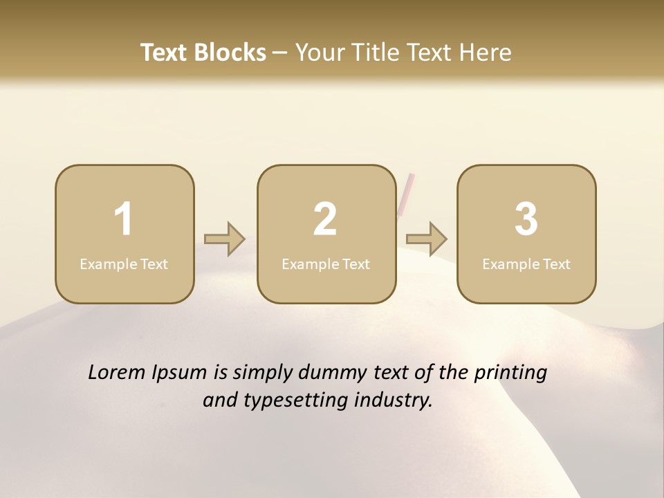 Woman Receiving Acupuncture PowerPoint Template