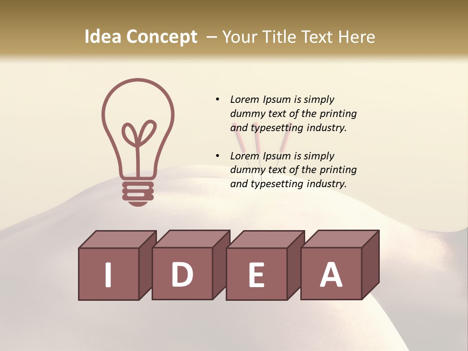 Woman Receiving Acupuncture PowerPoint Template