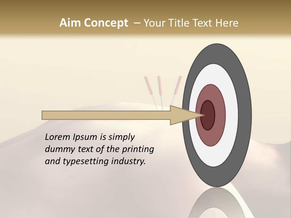 Woman Receiving Acupuncture PowerPoint Template