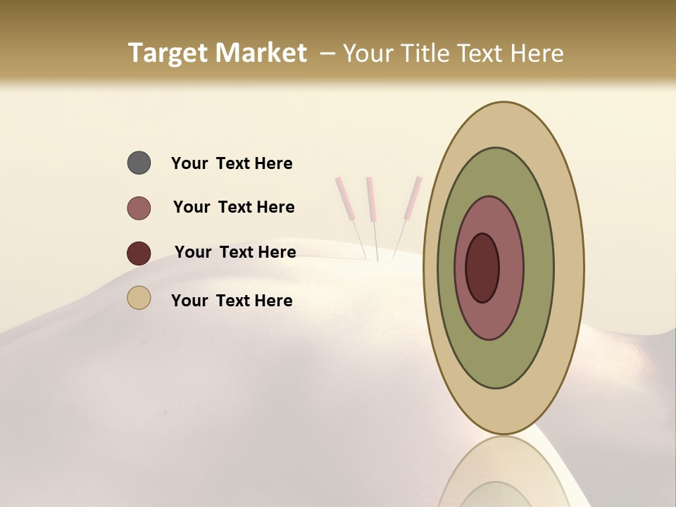 Woman Receiving Acupuncture PowerPoint Template