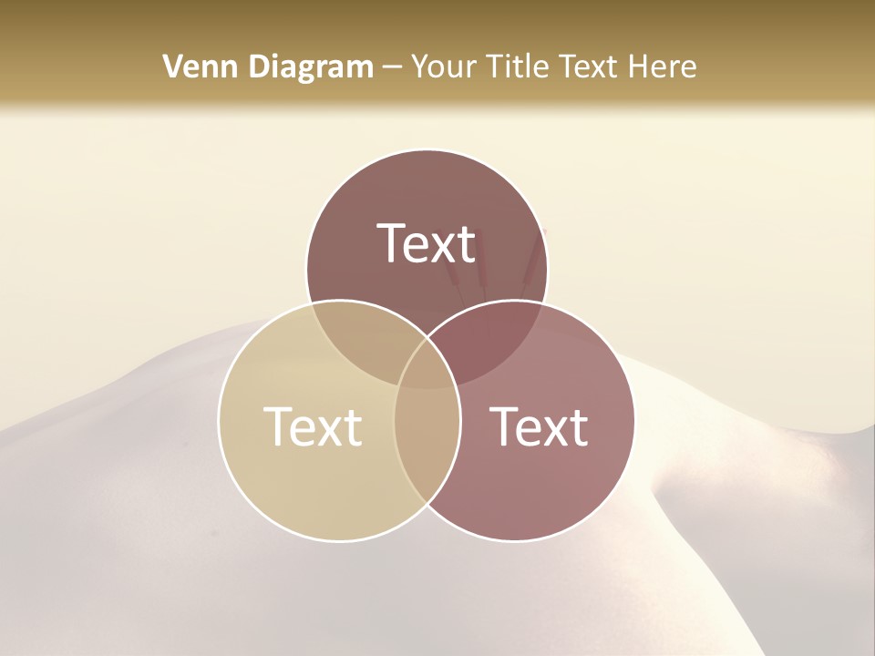 Woman Receiving Acupuncture PowerPoint Template