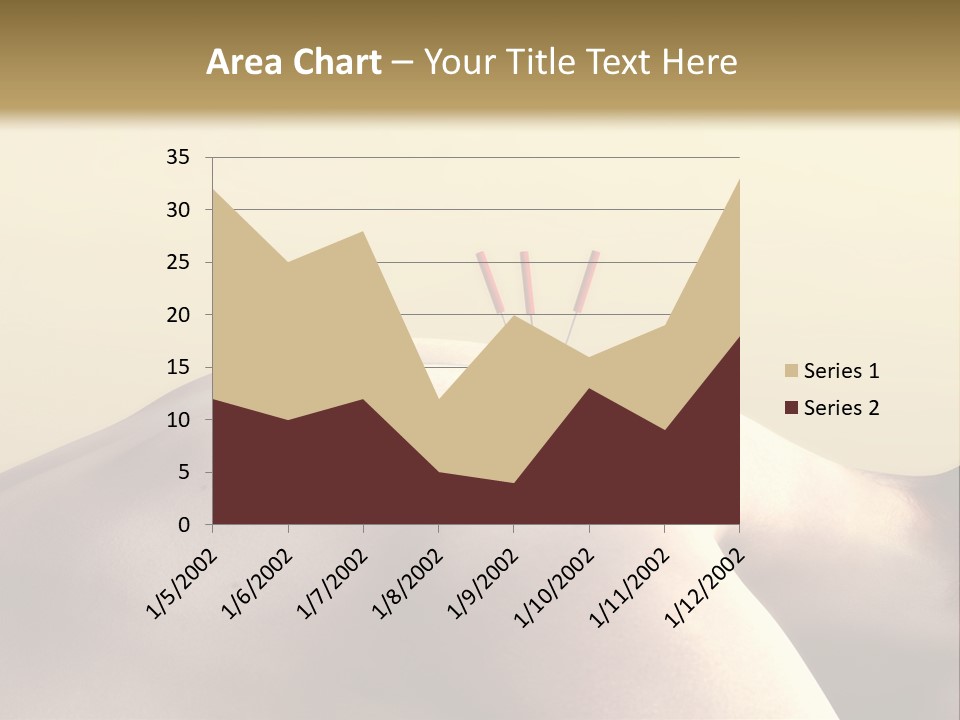 Woman Receiving Acupuncture PowerPoint Template