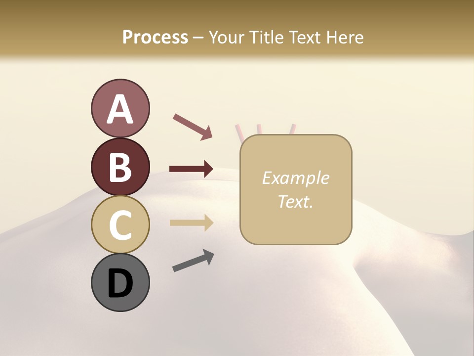 Woman Receiving Acupuncture PowerPoint Template
