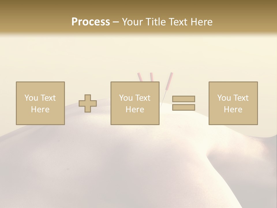Woman Receiving Acupuncture PowerPoint Template