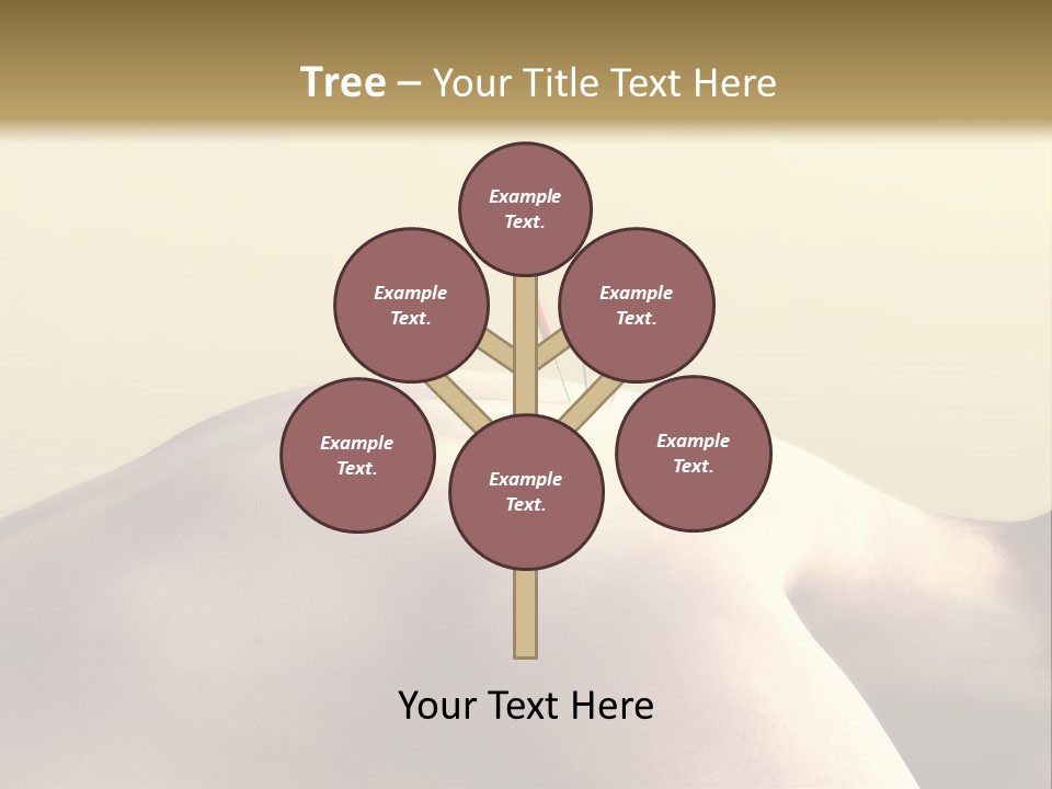 Woman Receiving Acupuncture PowerPoint Template