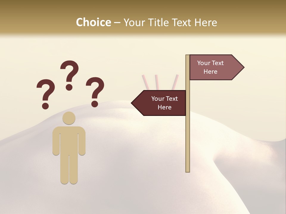 Woman Receiving Acupuncture PowerPoint Template