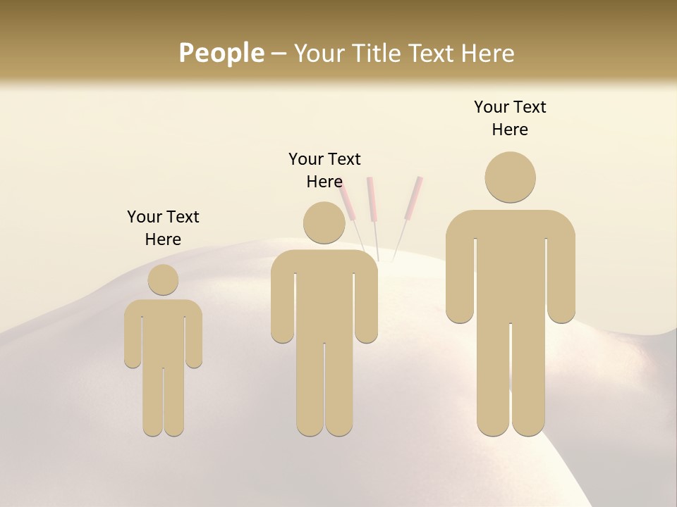 Woman Receiving Acupuncture PowerPoint Template