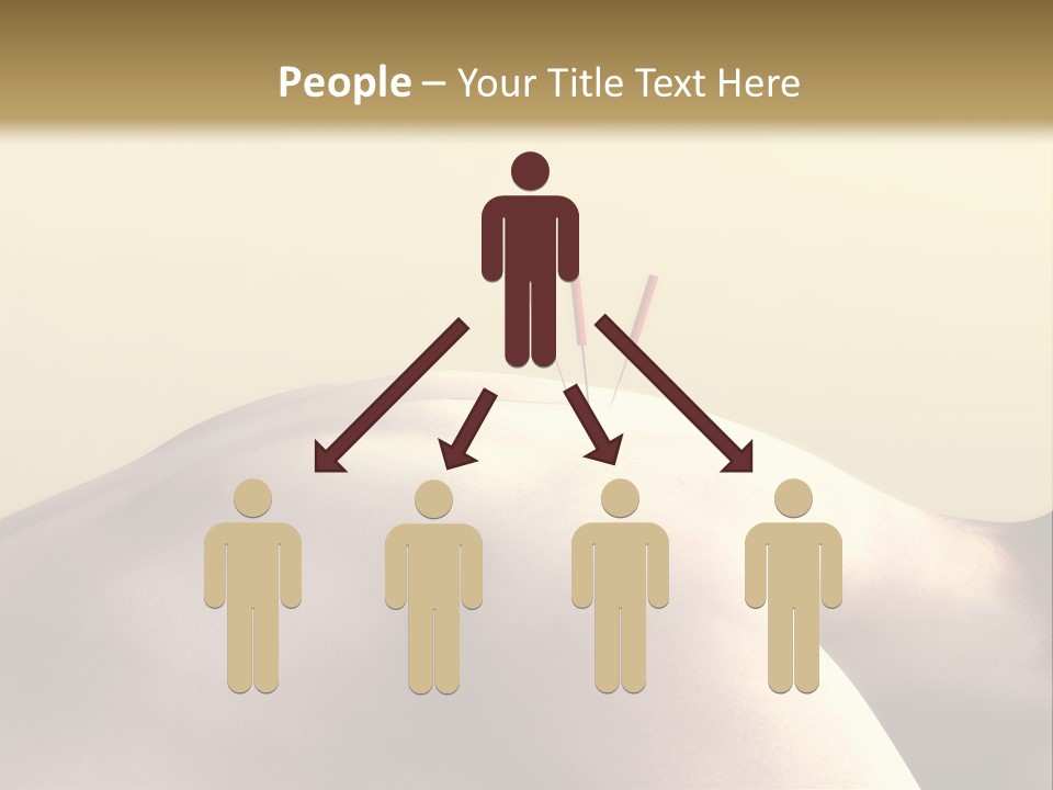 Woman Receiving Acupuncture PowerPoint Template