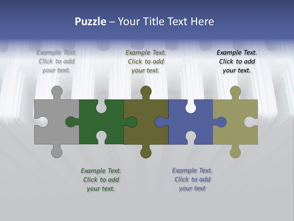 White Radiator PowerPoint Template