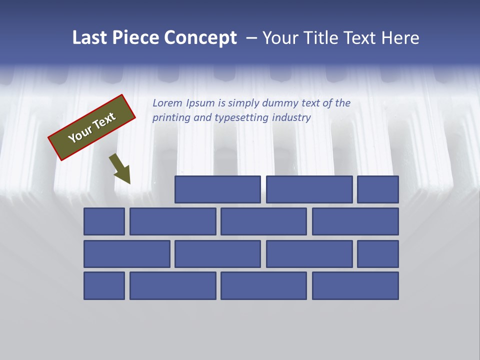 White Radiator PowerPoint Template