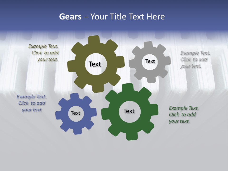 White Radiator PowerPoint Template