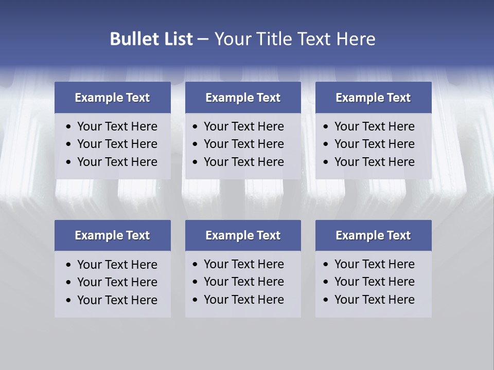 White Radiator PowerPoint Template